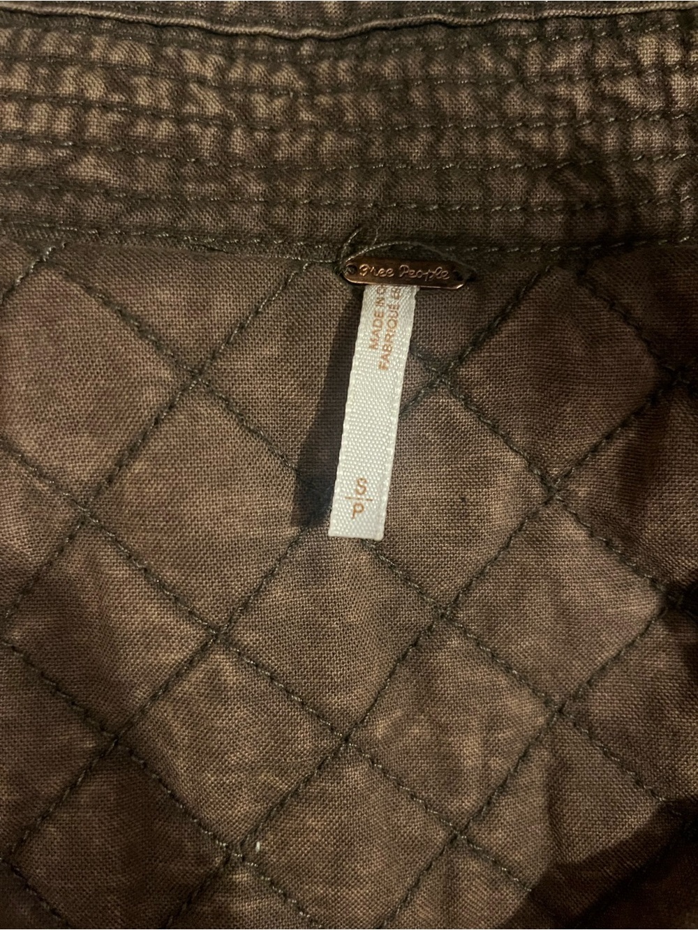 NWOT Free People ‘Great Escape’ Paisley Quilted Jacket- small - Picture 9 of 10